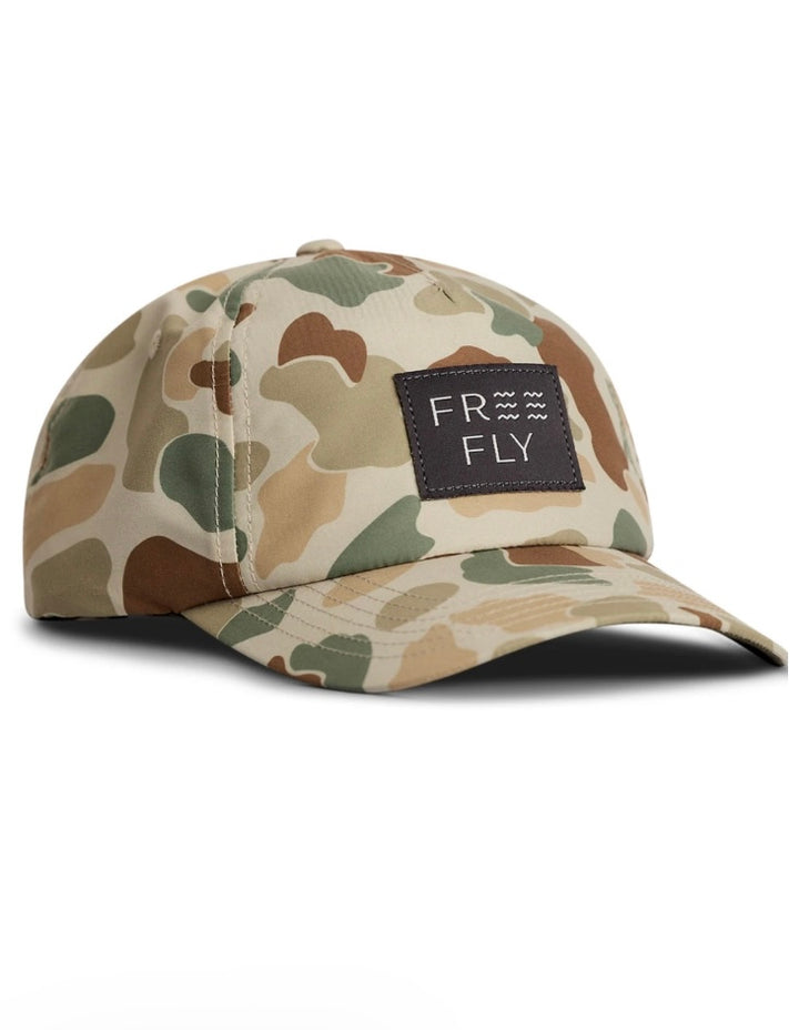 Free Fly Men’s Camo 5-Panel Hat - Vintage Camo