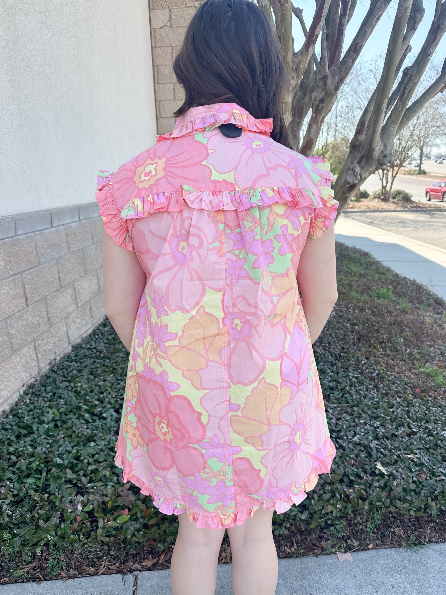 Andrea Pastel Pocket Mini Dress