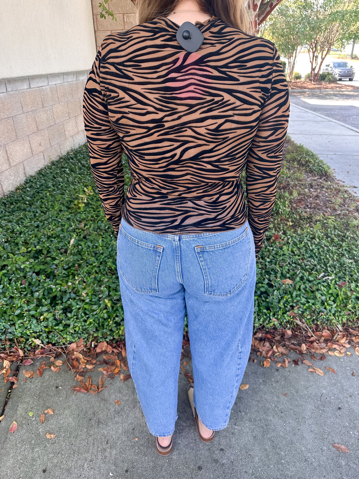 Zola Mesh Top