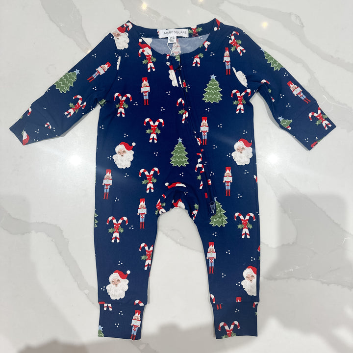 MS Baby PJ Onesie - Peppermint Pine