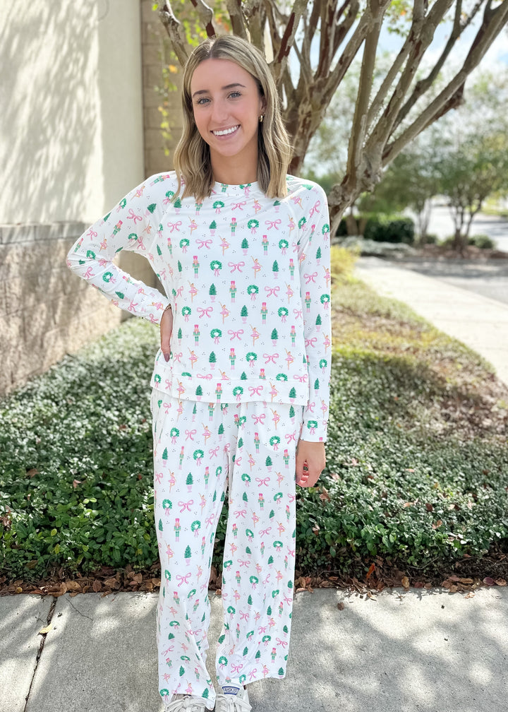 MS Annie PJ Pant Set - Sugar Plum Dreams