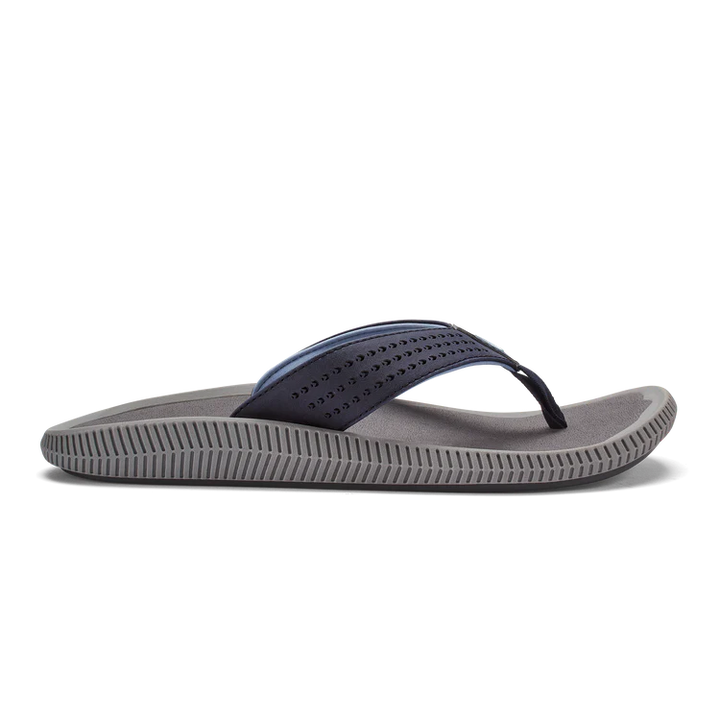 OluKai Men’s Ulele Water-Ready Beach Sandal - Blue Depth|Charcoal