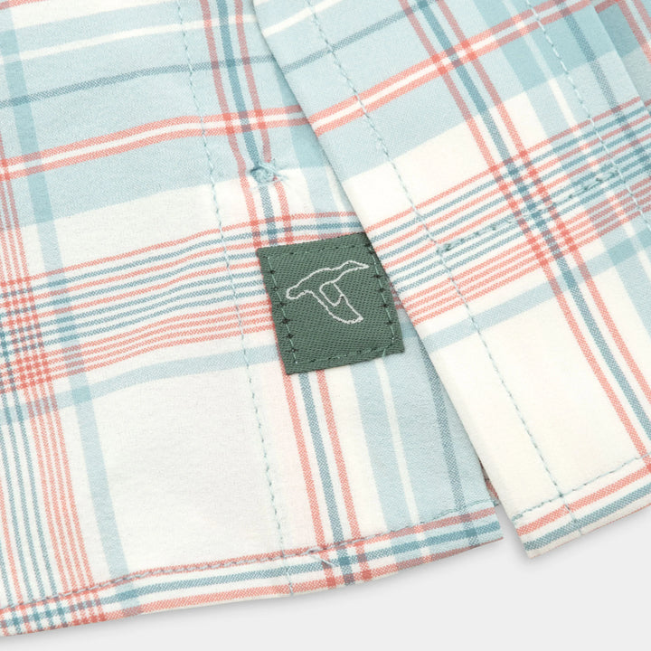 Genteal Spring ‘25 Clayton LiteTec® Sport Shirt - Fireweed