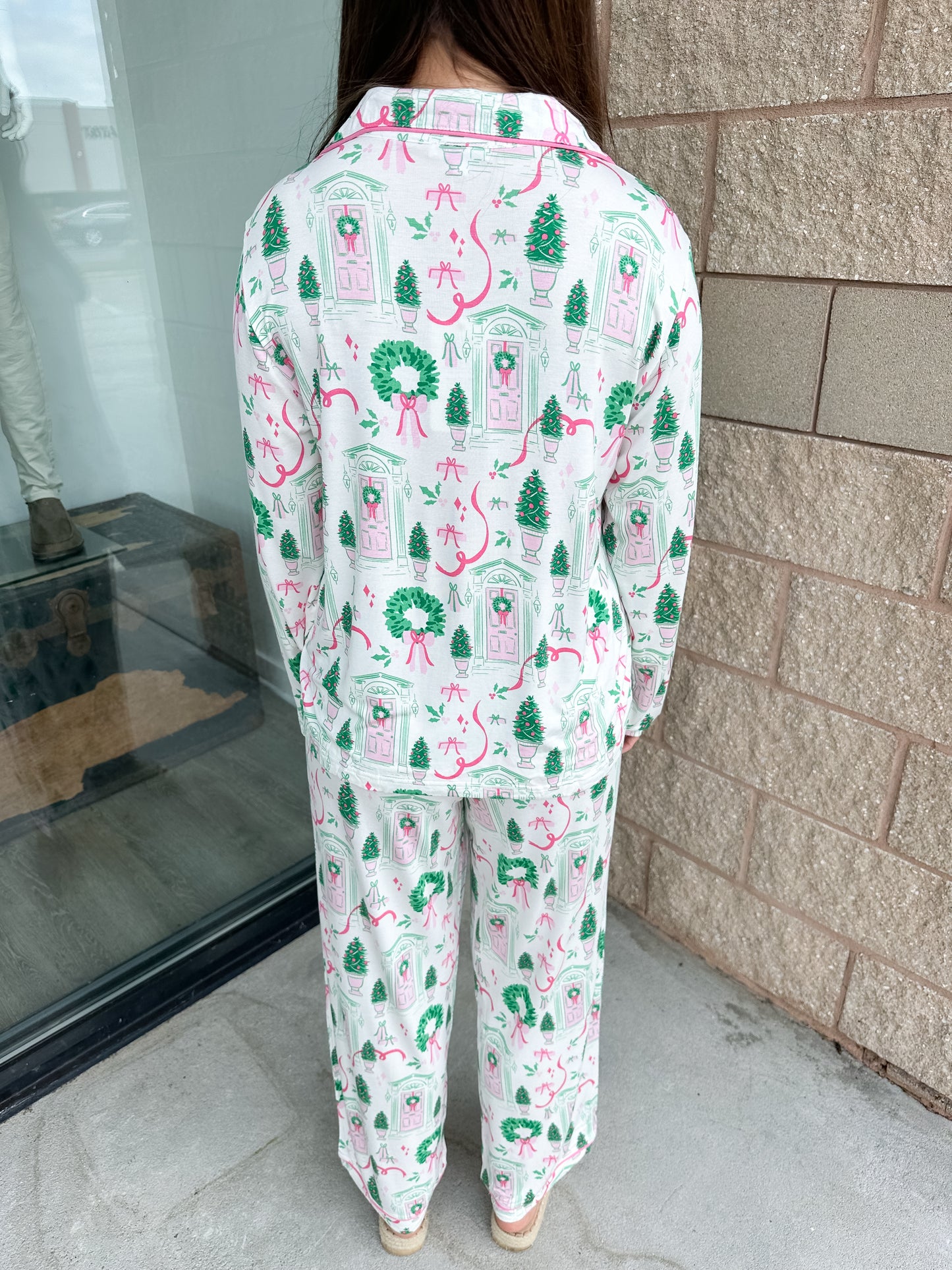 MS Charlotte PJ Pant Set - Home For Christmas