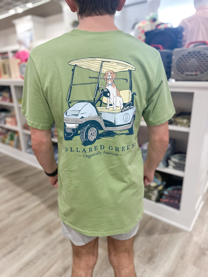 Collared Greens Canine Caddy S/S T-Shirt - Fairway Green