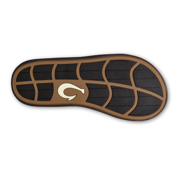 OluKai Men’s Ki’i Lightweight Beach Sandal - Lava Rock|Bold Blue