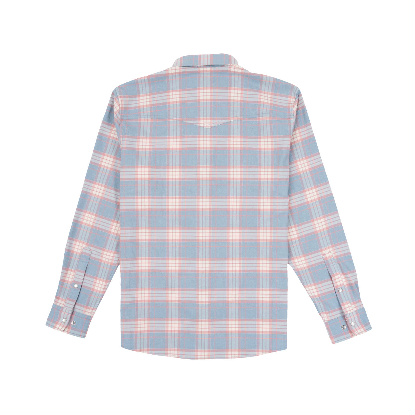 Poncho Men’s “The Pacific City” Regular Performance Flannel - Red & Blue Plaid