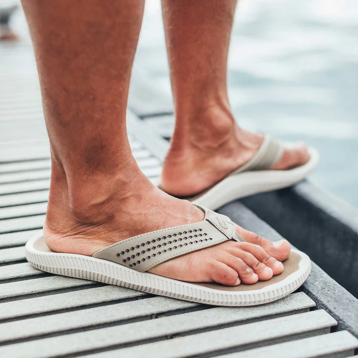 OluKai Men’s Ulele Water-Ready Beach Sandal - Clay|Mustang
