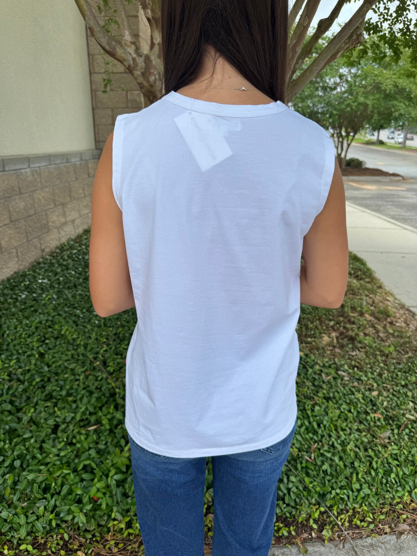 SS Abe Sequin Muscle Tee