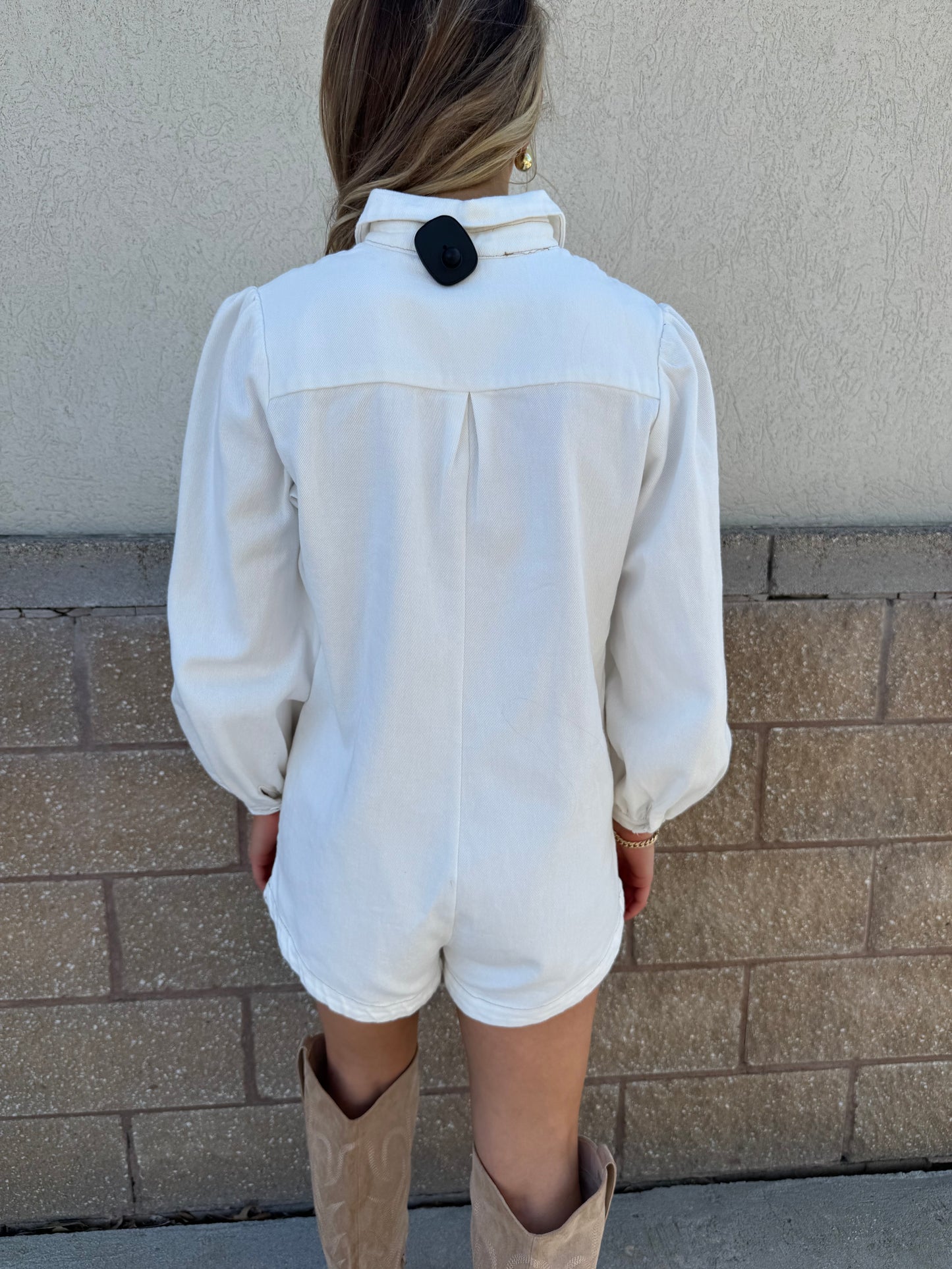 Polly Denim Playsuit Romper