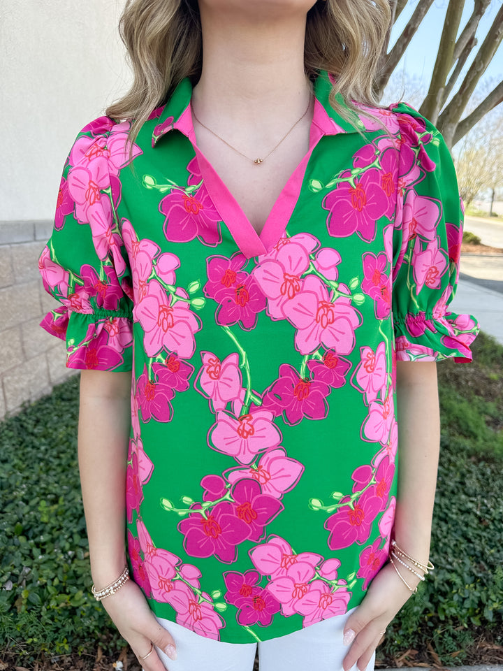 Jessica Top - Orchid Reverie Pink