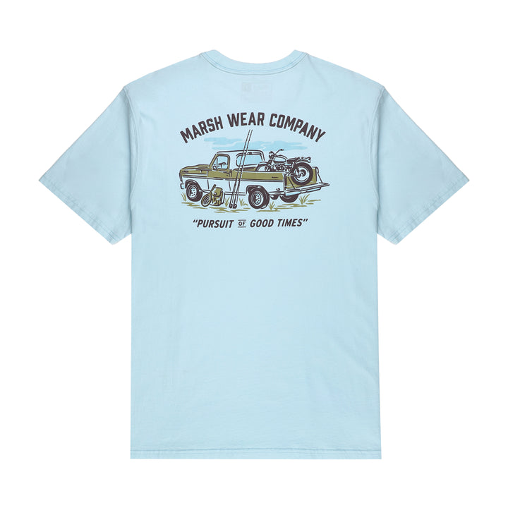 Marsh Wear Men’s S26 Rumble S/S Pocket T-Shirt - Chambray