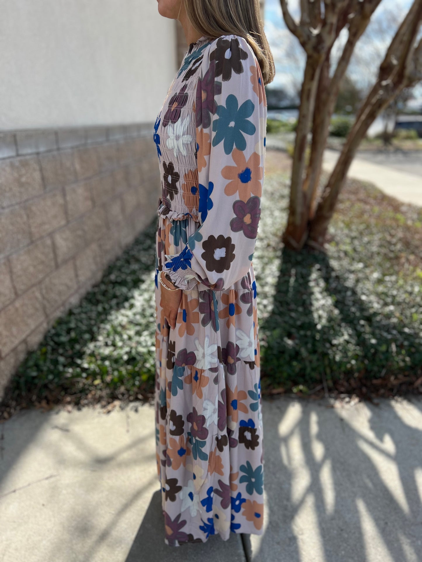 Tracy Smocked Maxi