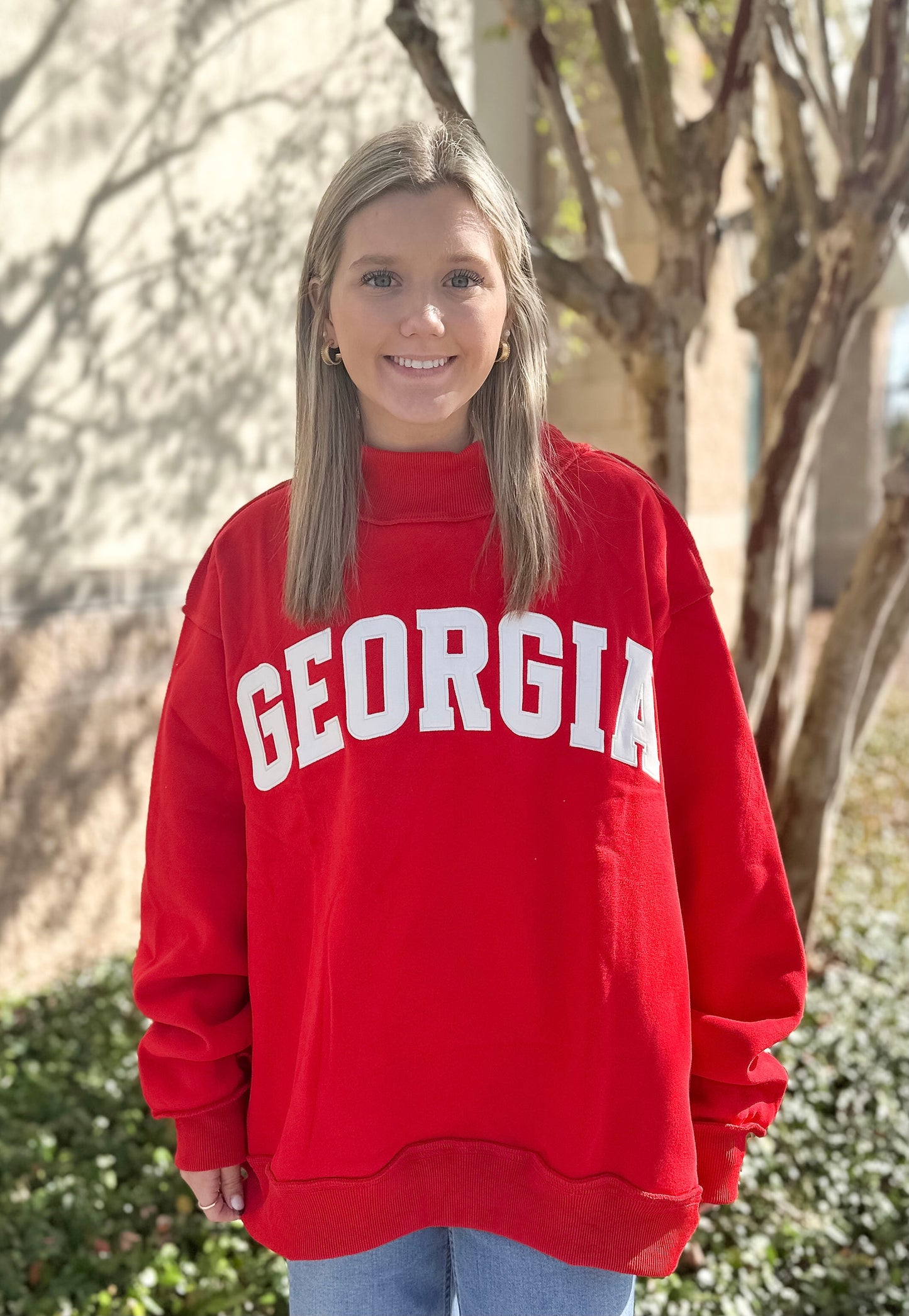 Georgia Mockneck Sweatshirt