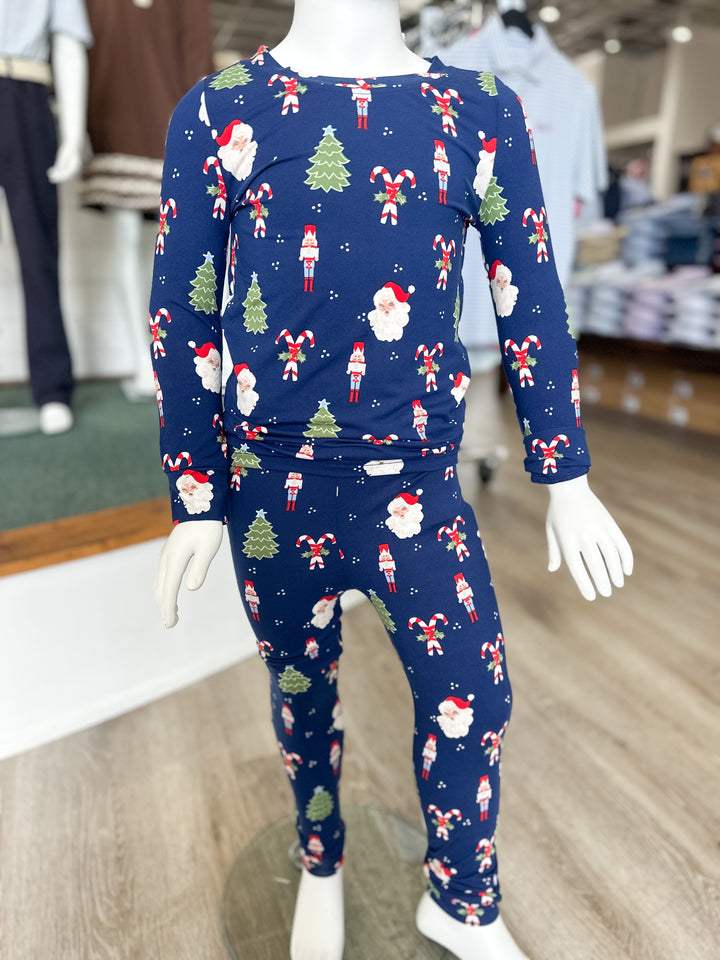 MS Toddler PJ Pant Set - Peppermint Pines