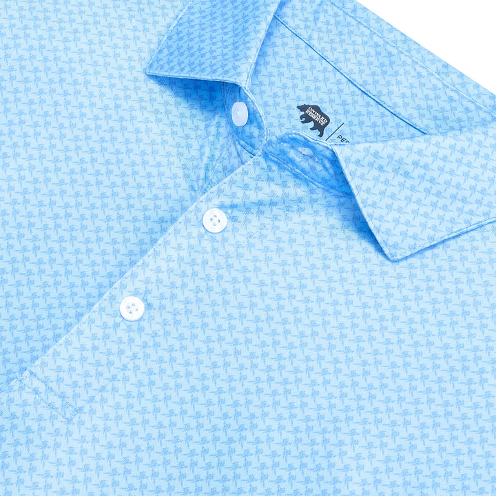 Onward Reserve Beadhead Printed Performance Polo - Endless Sky