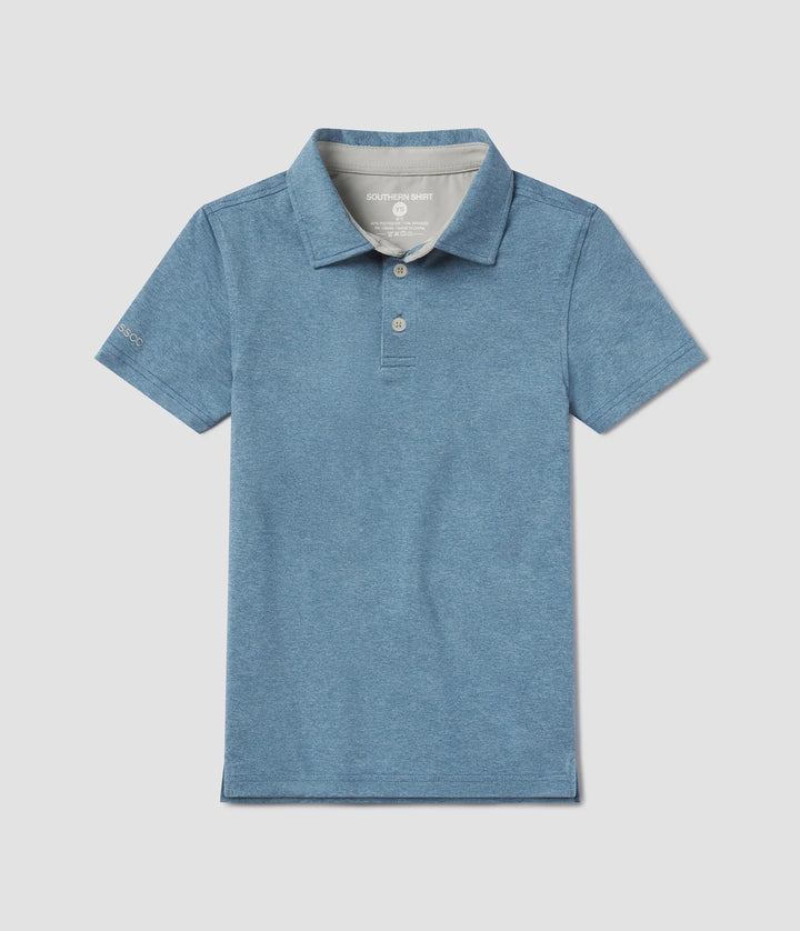 SSCO Youth Boys Grayton Heather Polo - Tempest