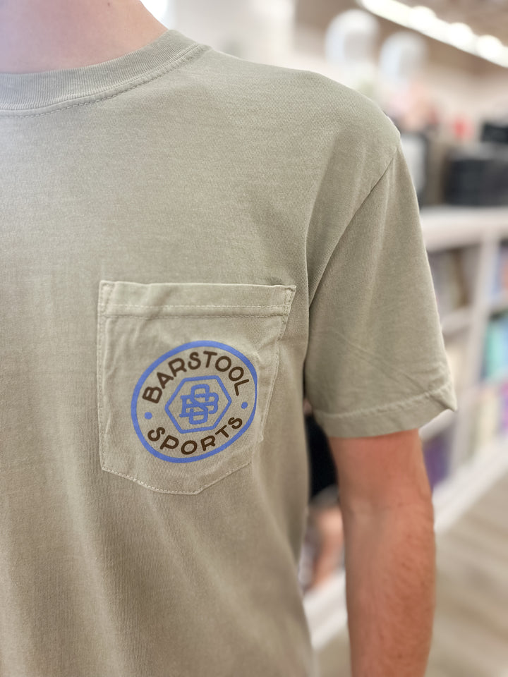 Barstool Sports Retro S/S Pocket T-Shirt - Sandstone