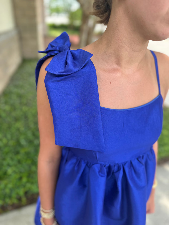 Kacey One Shoulder Bow Dress