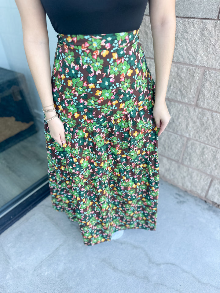 Sarah Tie Maxi Skirt