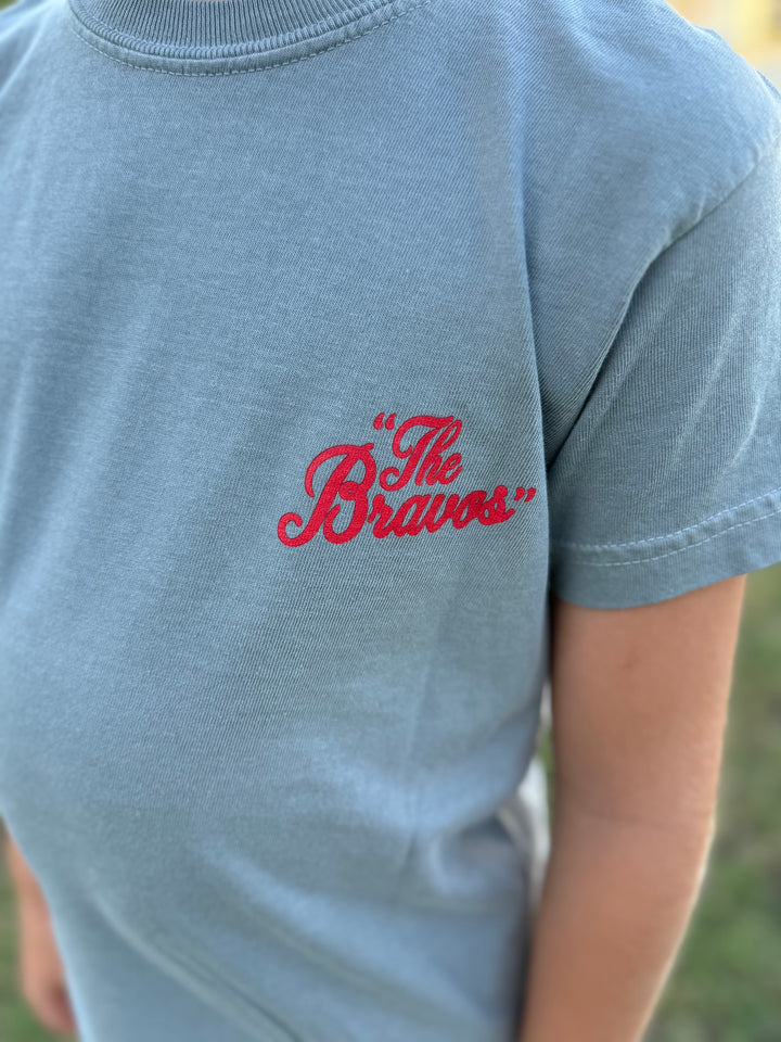 CB Youth “The Bravos” Throwback S/S T-Shirt - Grey