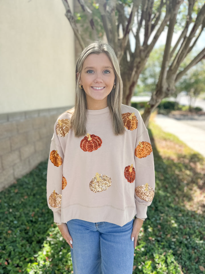 Millie Sweatshirt Traditional Pumpkins