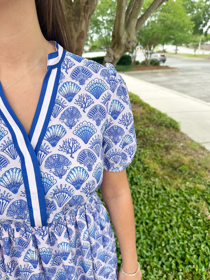 Prim Shells Maxi Dress