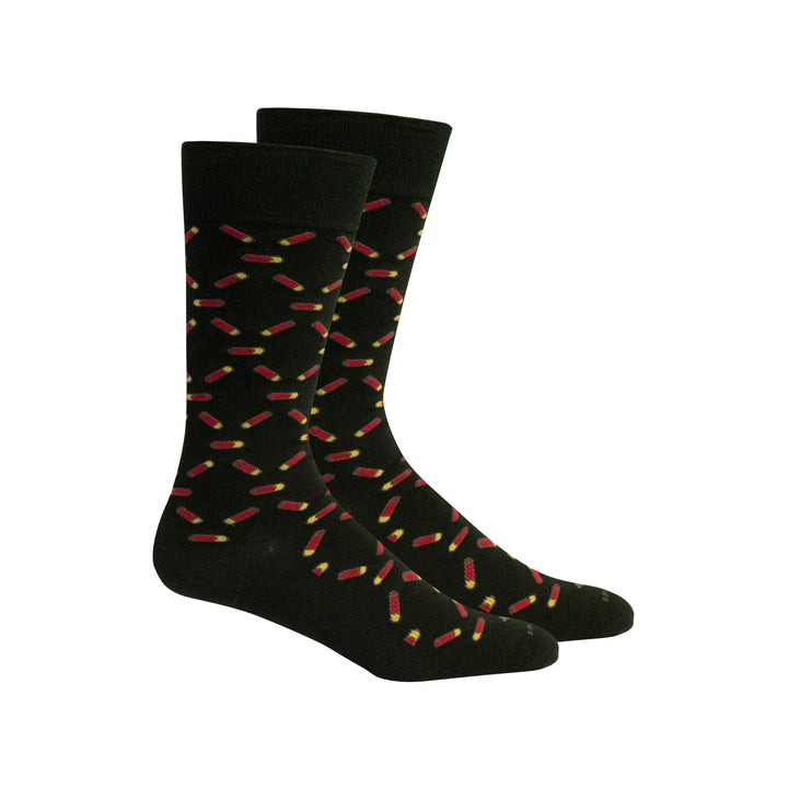Brown Dog Socks - High Brass Black
