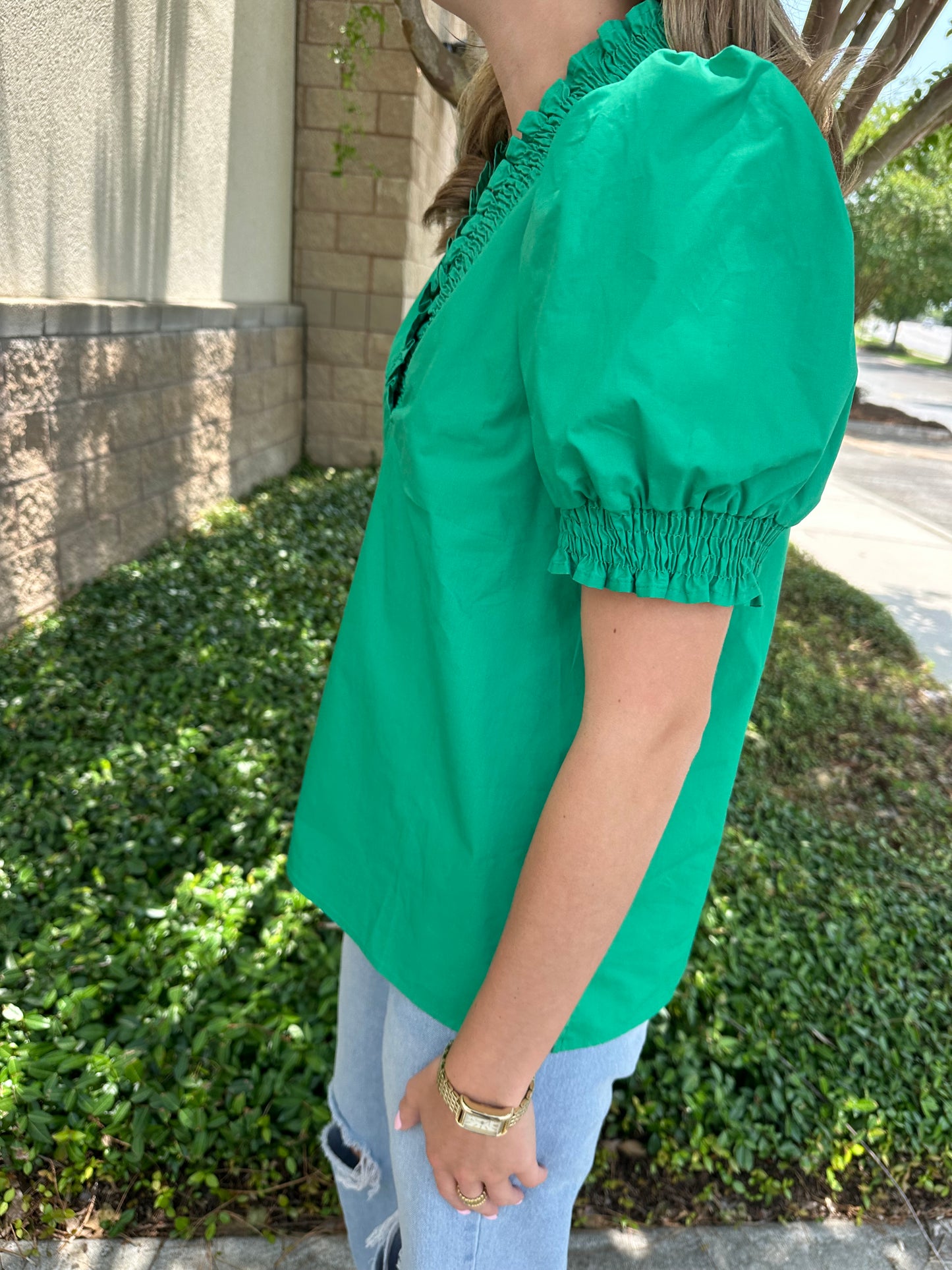 Nora Ruffled Top