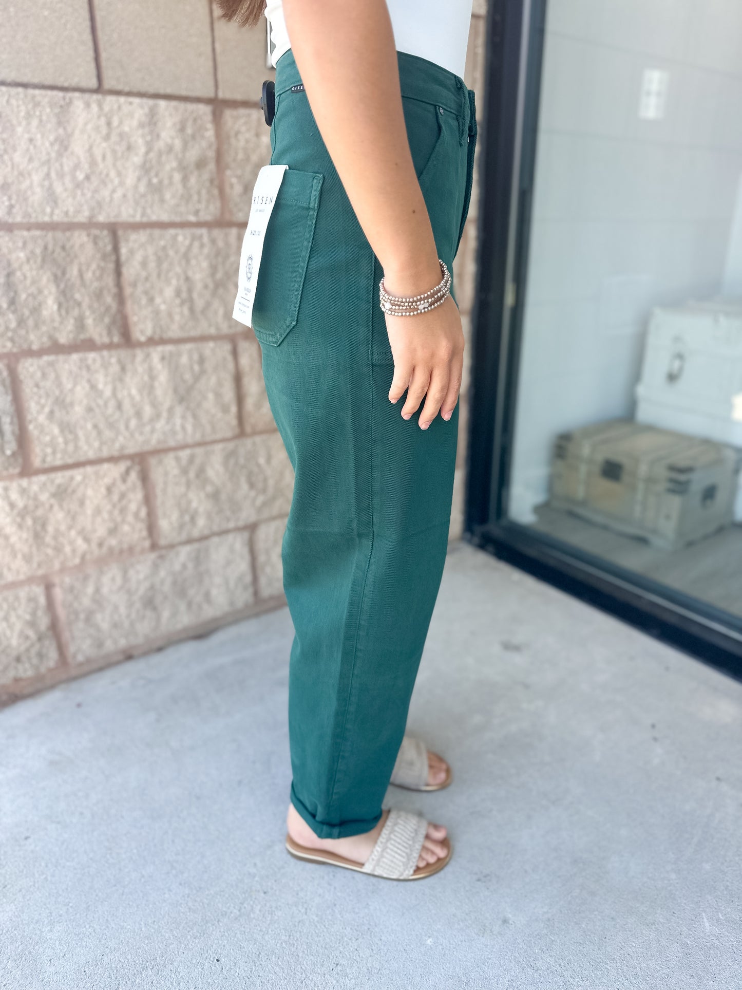 Risen Lilah Barrel Jeans