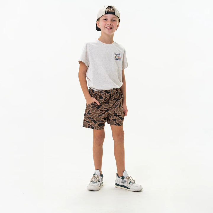 Burlebo Youth Everyday Short - Gauge Camo