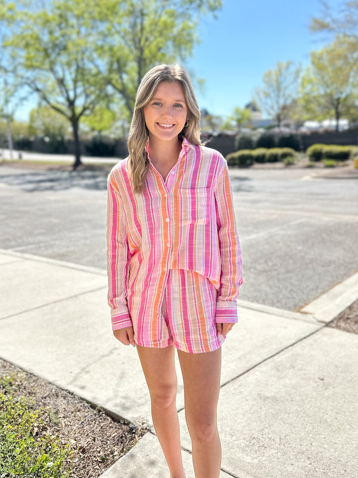 Saturdays Stripe Shirt- Multicolor