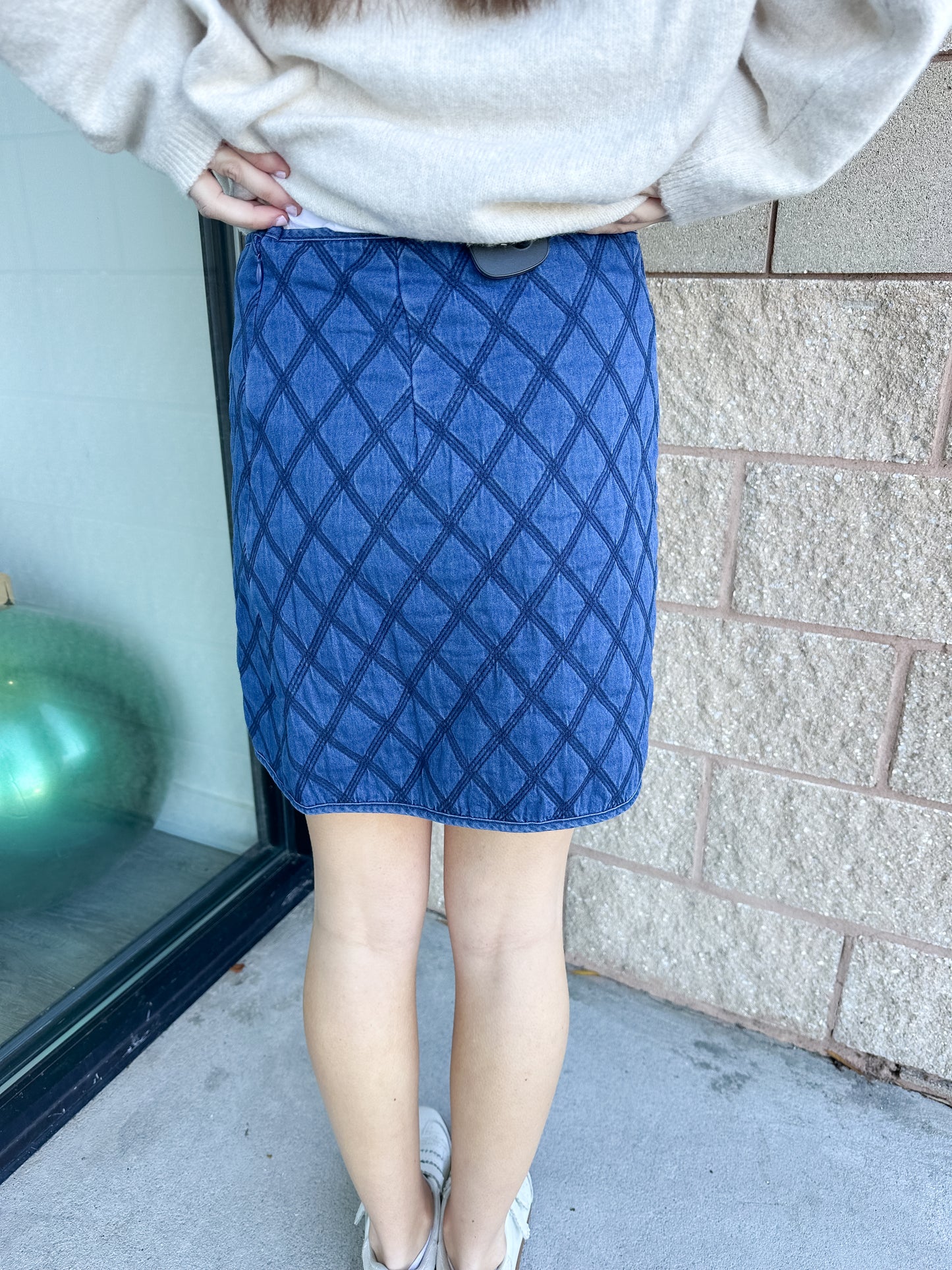 Denim Novelty Skirt