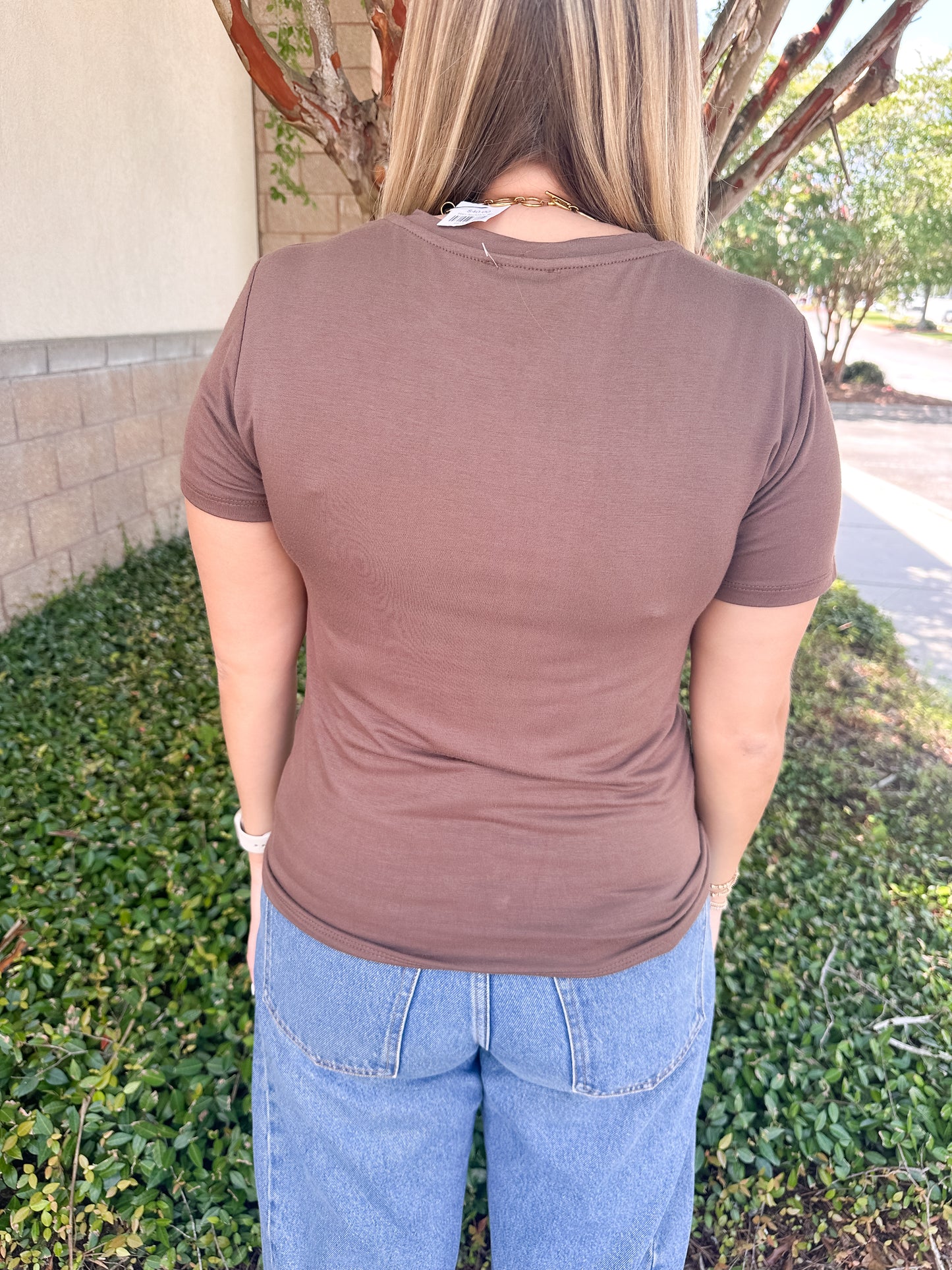 Gale Crew Top - Brown