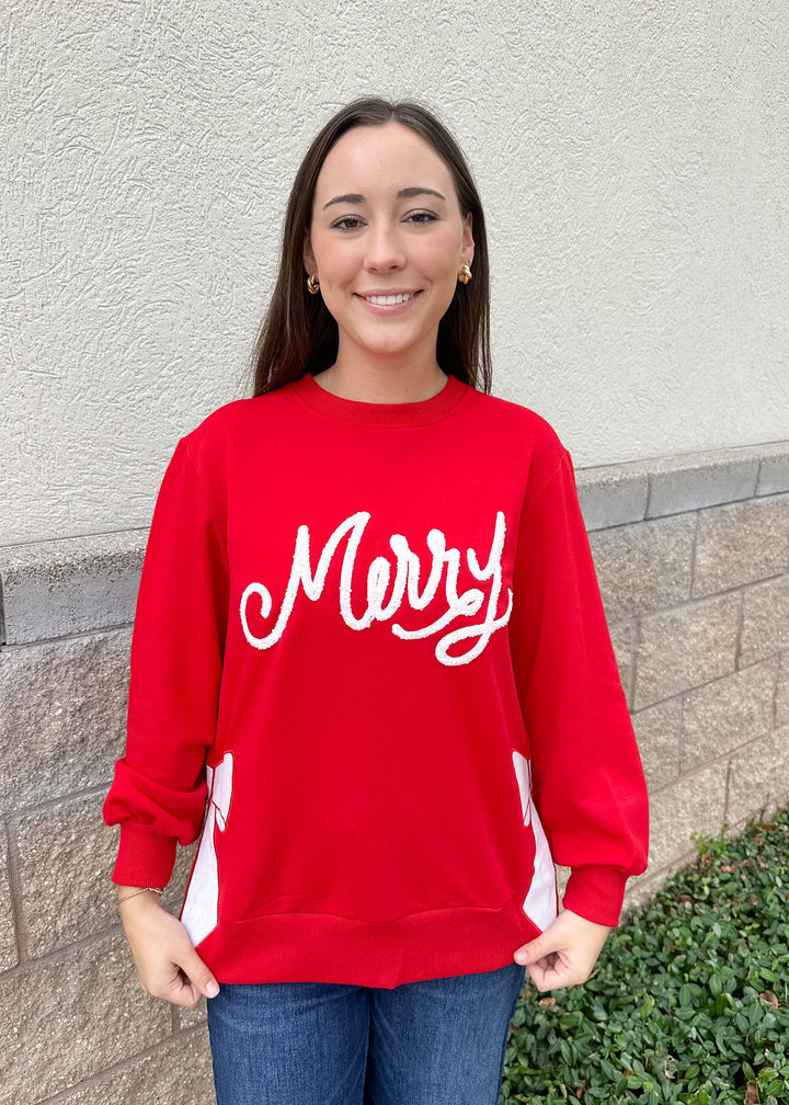 MS Lakelyn Sweatshirt - Merry Bow