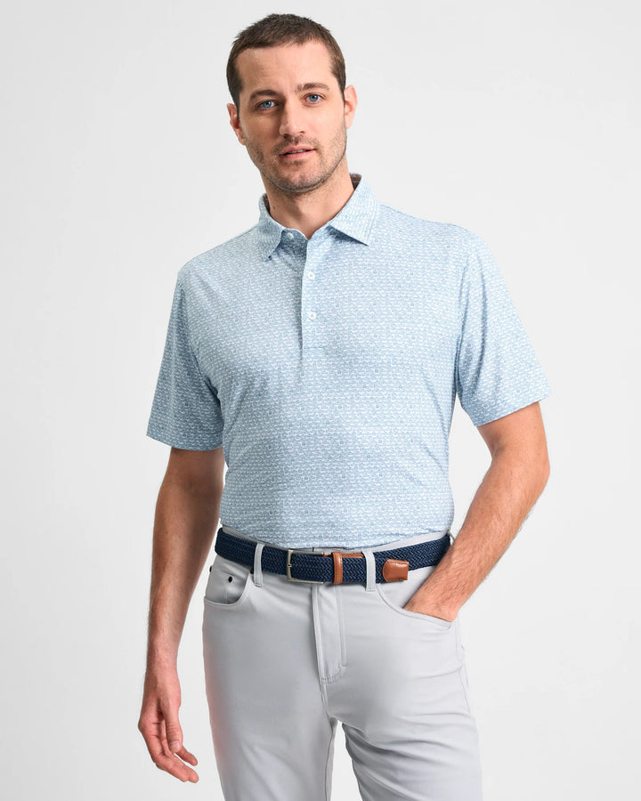 Genteal Spring ‘25 Printed Performance Polo - Defenders