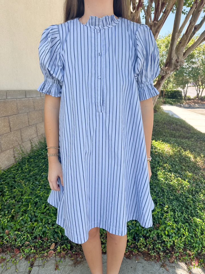 Andy Pinstripe Dress