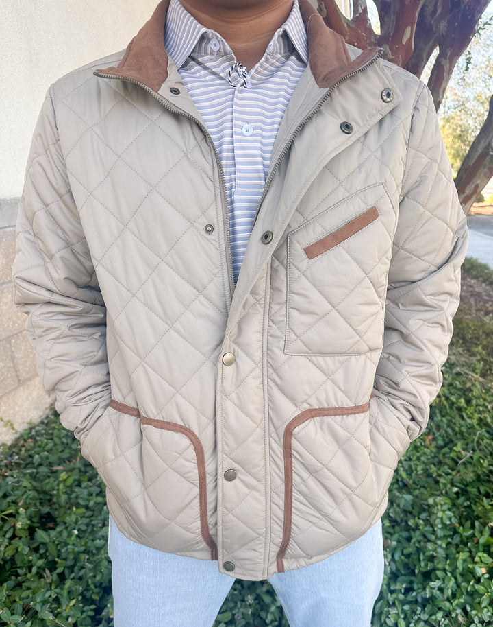 S. Casanova Huntsman Quilted Jacket - Scout