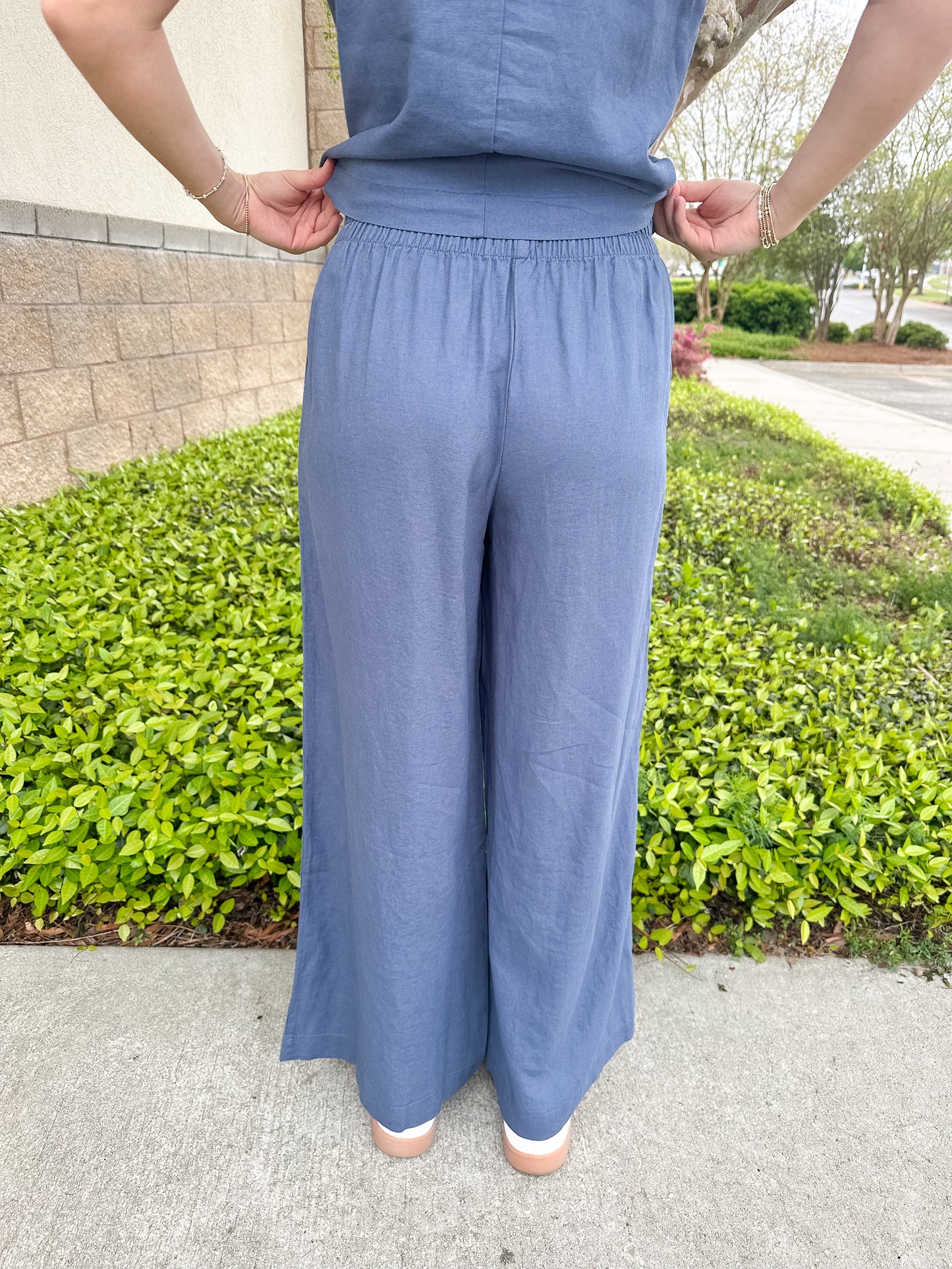 Scout Linen Pant - Vintage Indigo