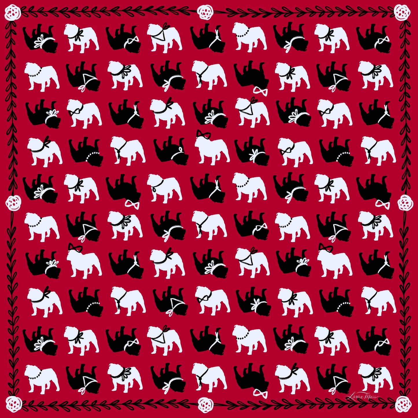 Spirit Bulldog Bandana Scarf