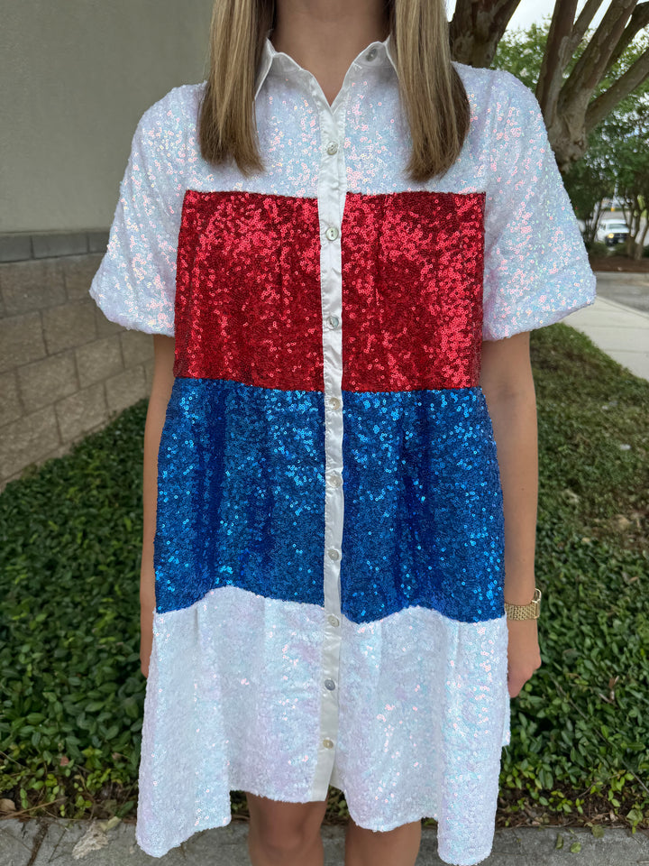 Merica Sequin Dress