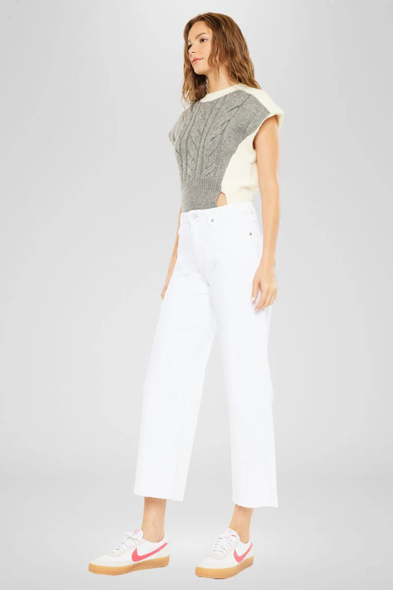 Dianella High Rise Crop Wide Leg Jeans