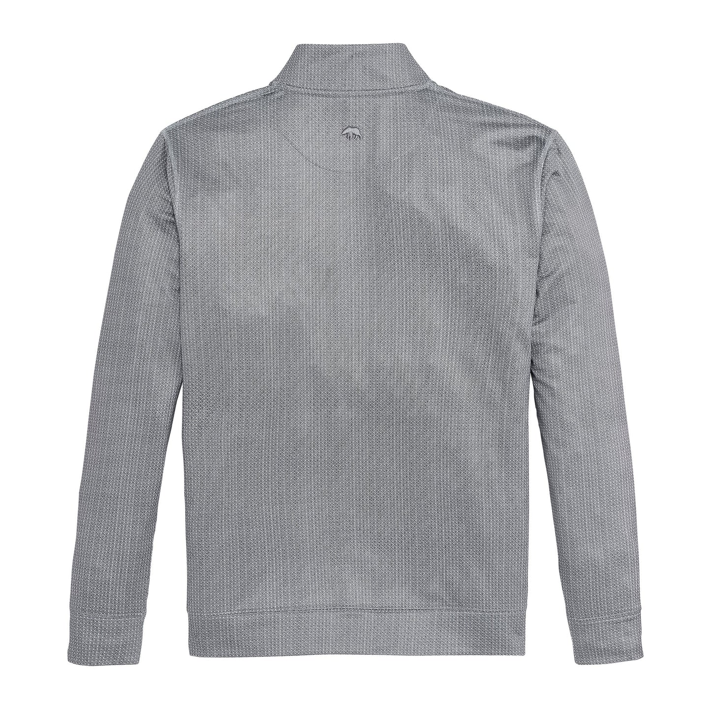 Onward Reserve Vintage G Printed Performance 1/4 Zip Pullover - Mirage Grey