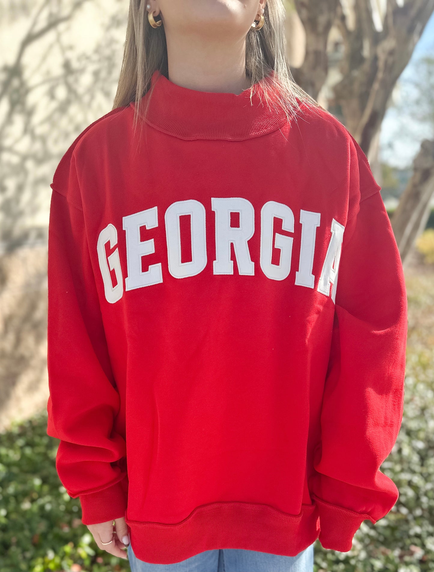 Georgia Mockneck Sweatshirt