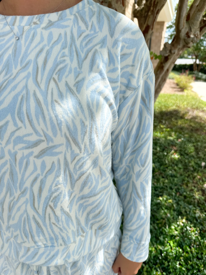 Sophie City Limits Pajama Set - Blue