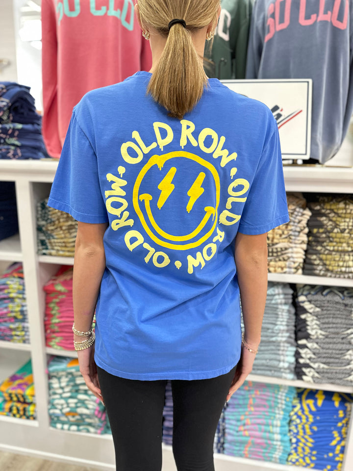 Old Row The Smiley Face 2.0 Pocket S/S T-Shirt - Marine