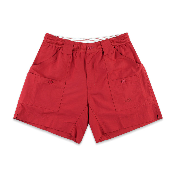 Aftco Men’s Original Fishing Short 6” - True Red