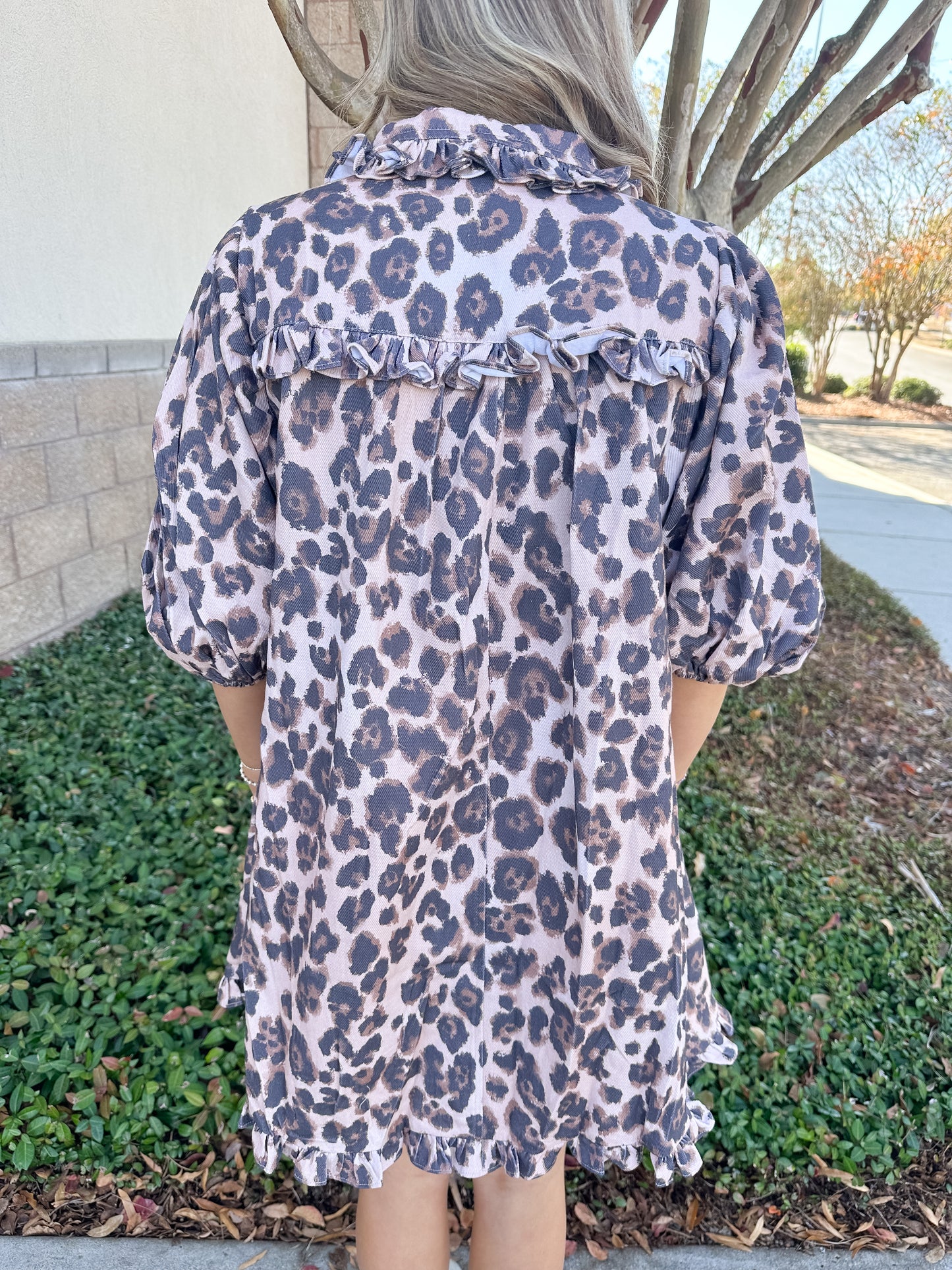 Going Wild Denim Dress