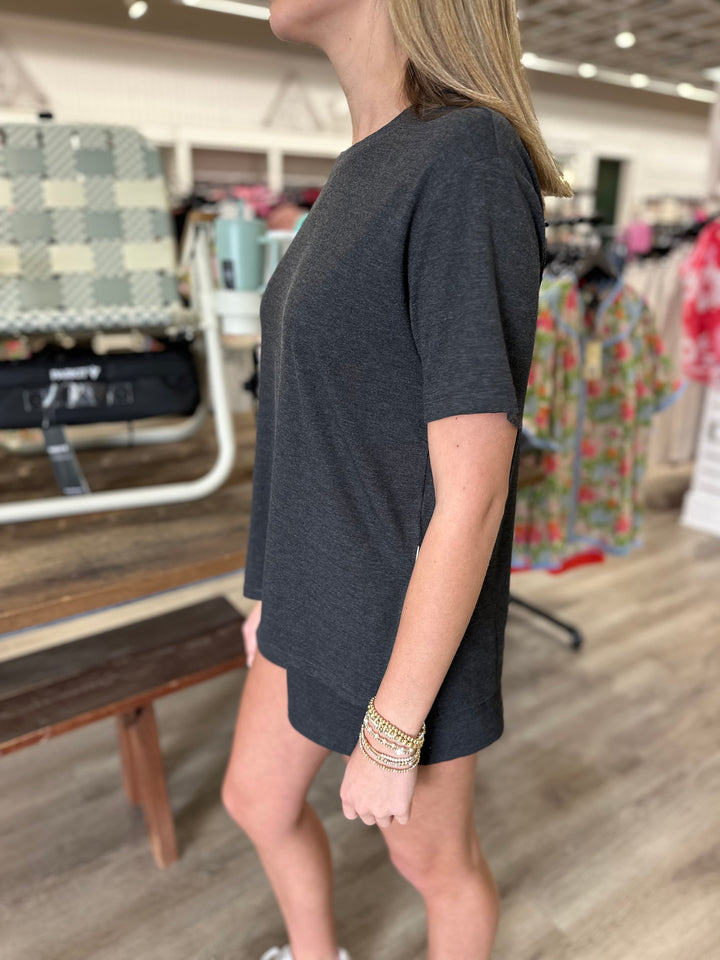 Free Fly Women’s Bamboo Flex Sunday Short - Heather Black