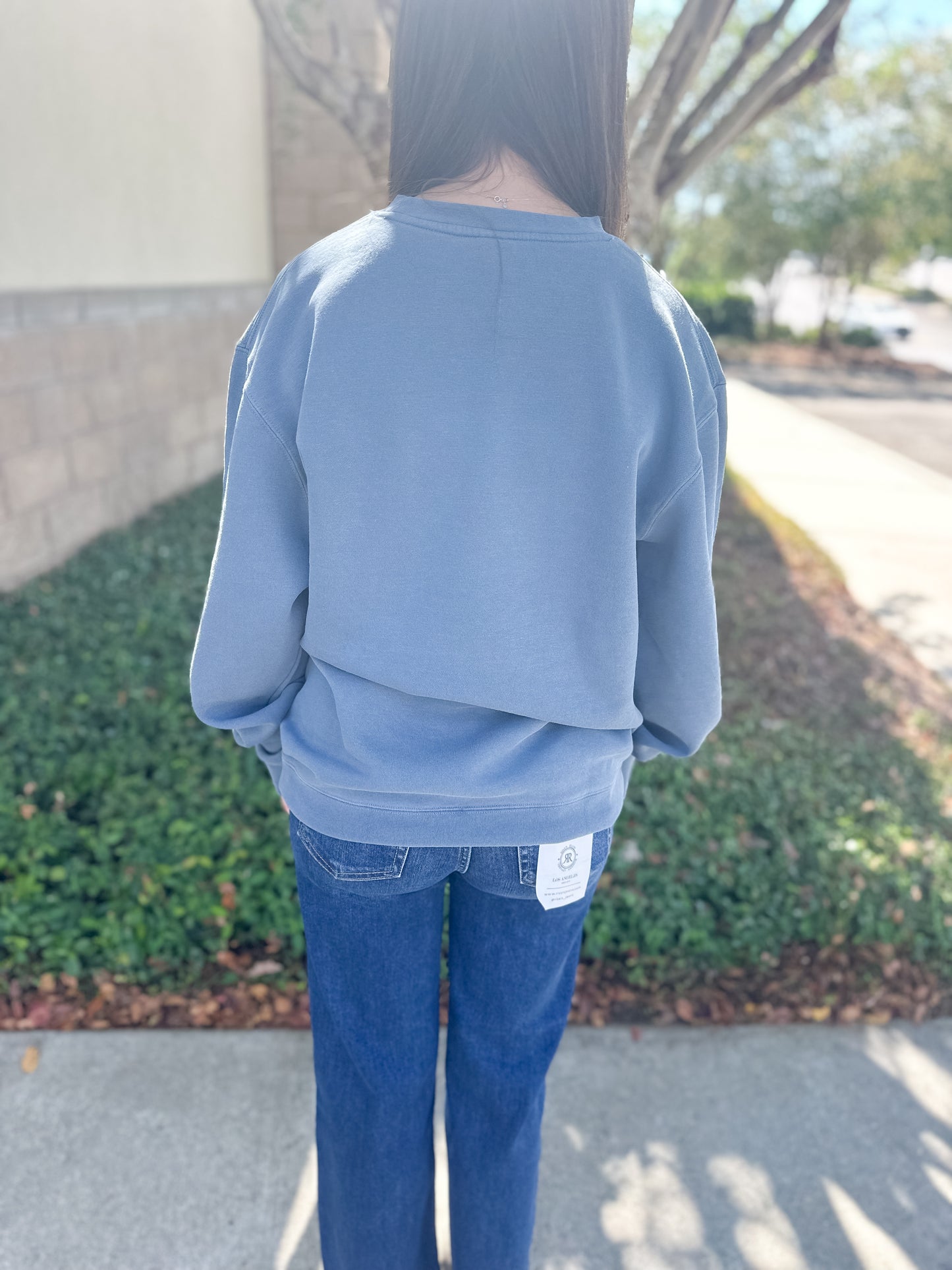 Old Row Logo Sweatshirt - Blue/Pink